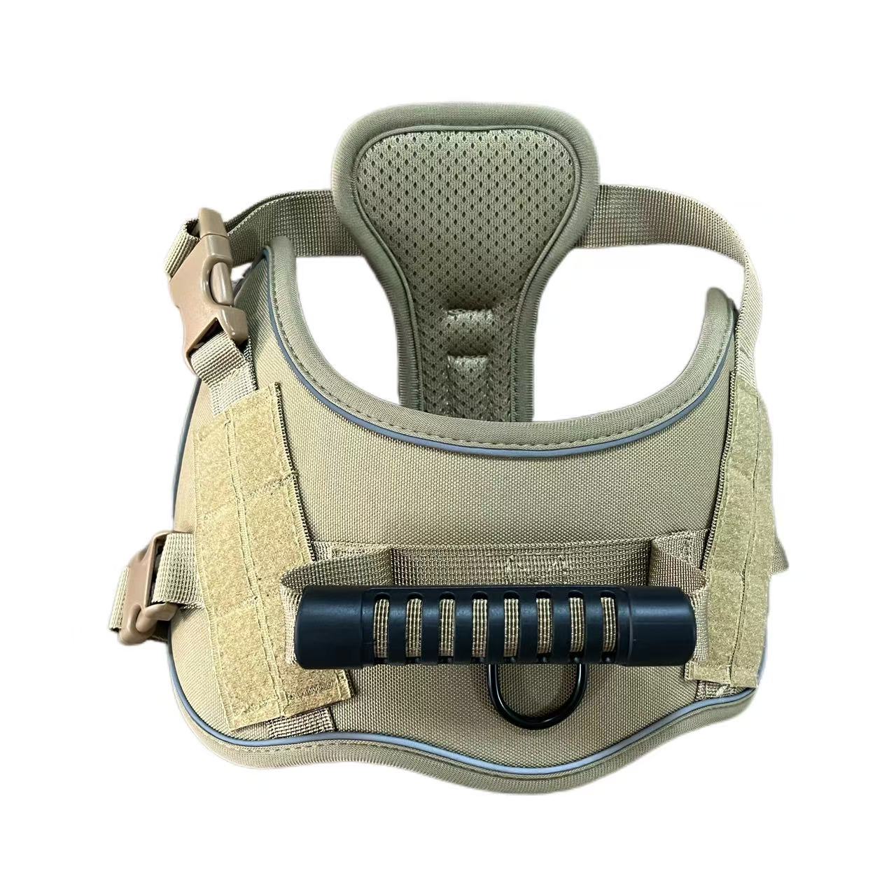 Tactical No-Pull Dog Harness with Handle and Velcro – Heavy-Duty Training Vest