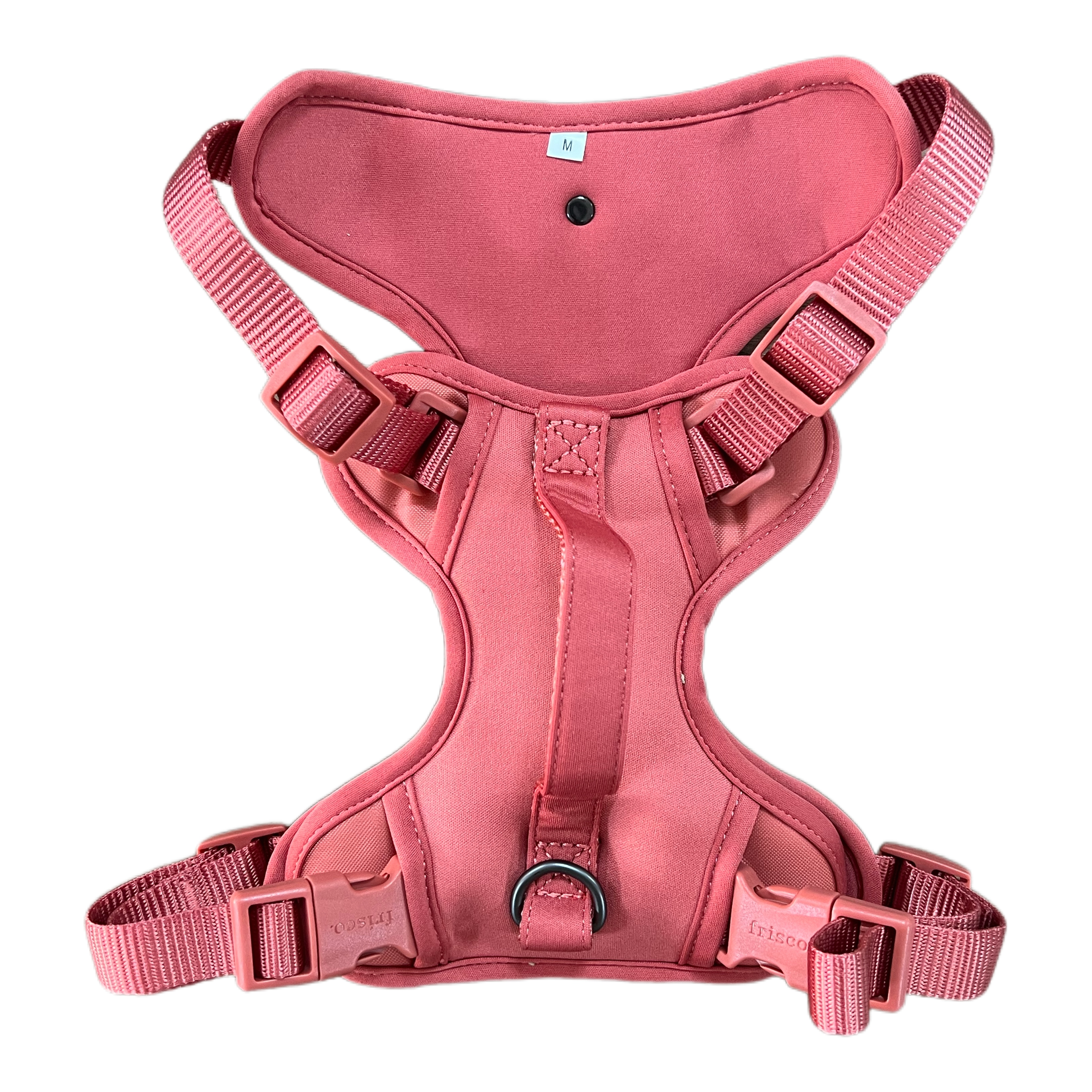 Adjustable No-Pull Dog Harness – Soft Padded, Reflective, Easy Control (Rose Pink)