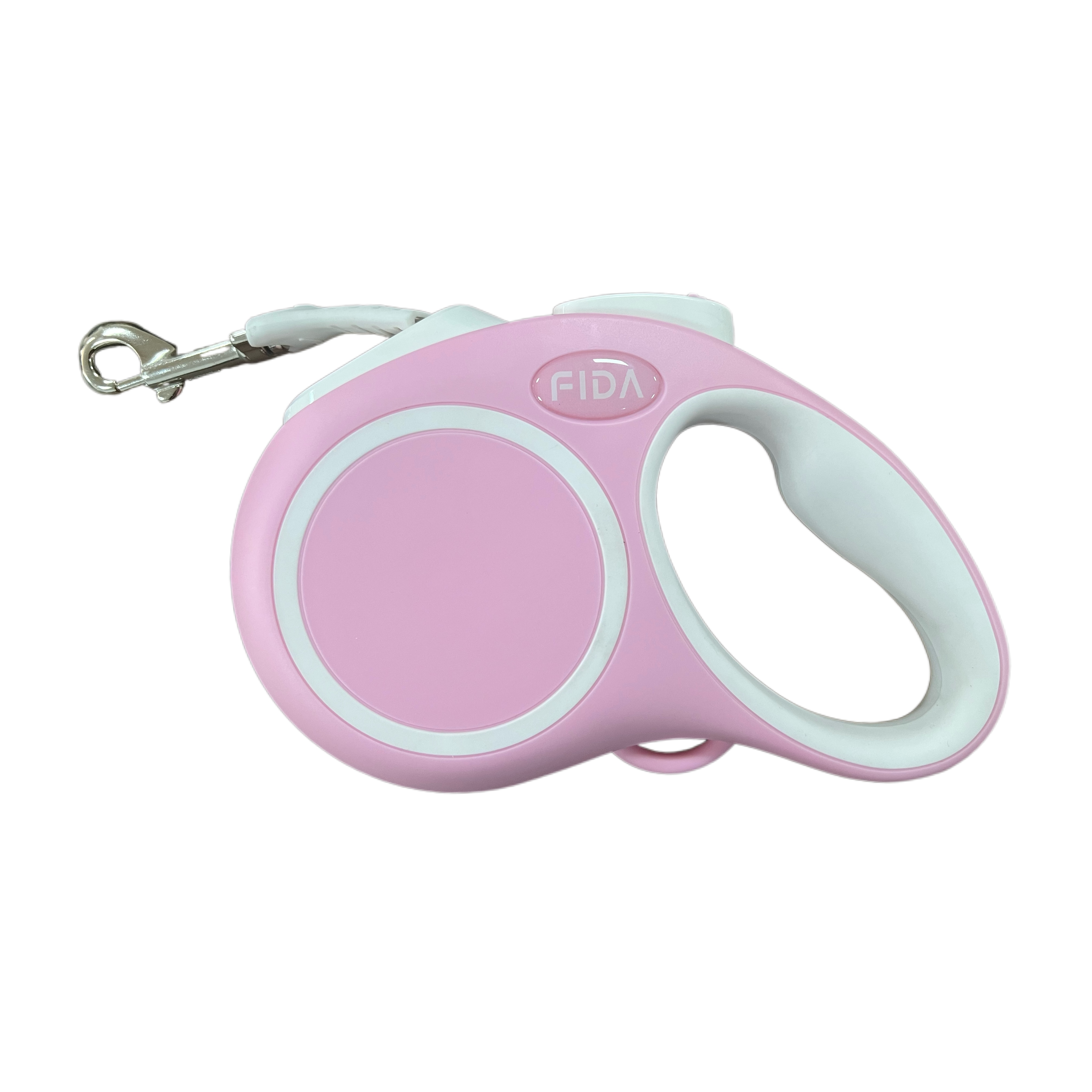 Retractable Dog Leash – Pink Grip Design, by FIDA