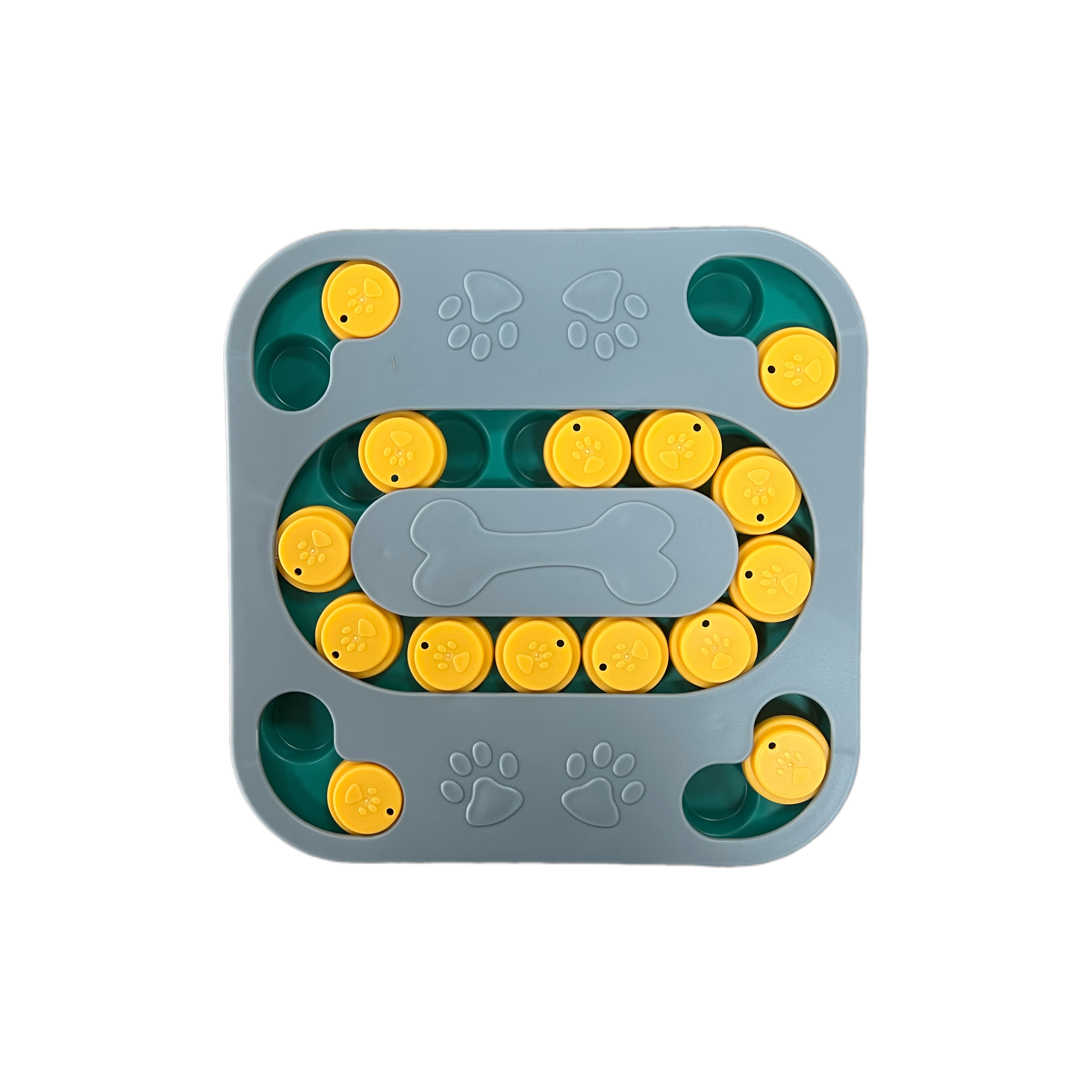 Interactive Dog Puzzle Toy – Sliding Treat Dispenser