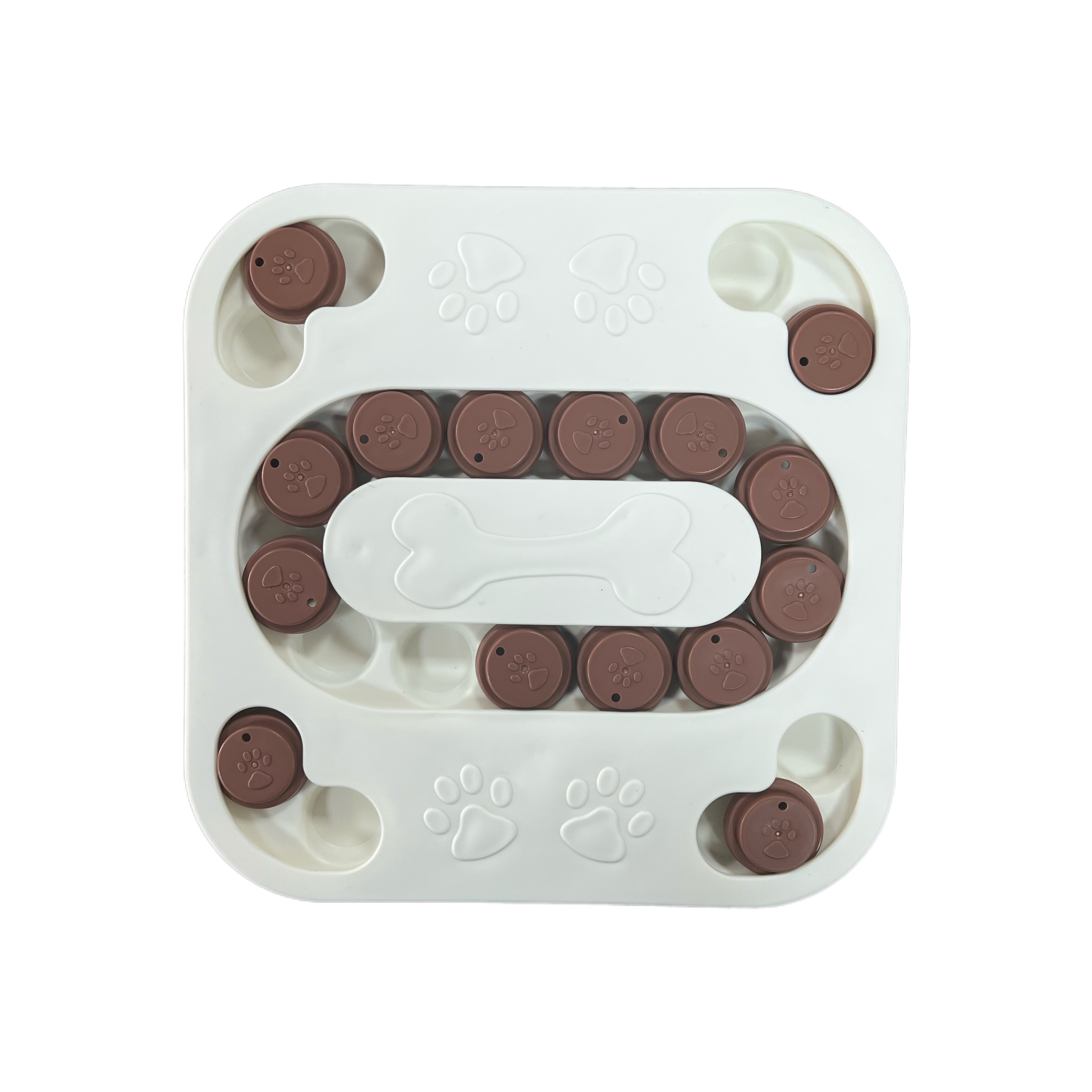 Sliding Tracks Dog Puzzle Toy