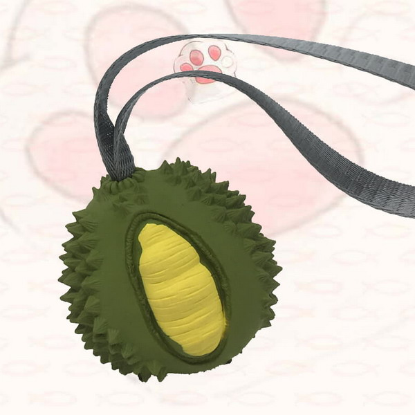 Durian Shape Dog Chew Toy