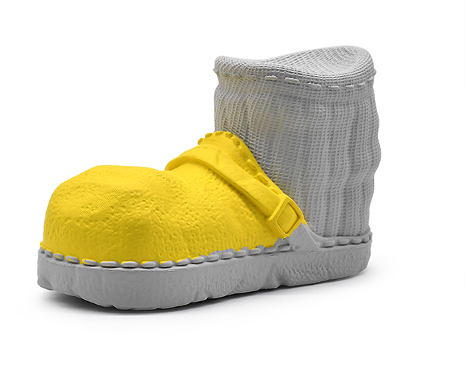 Yellow Boots Dog Chew Toy