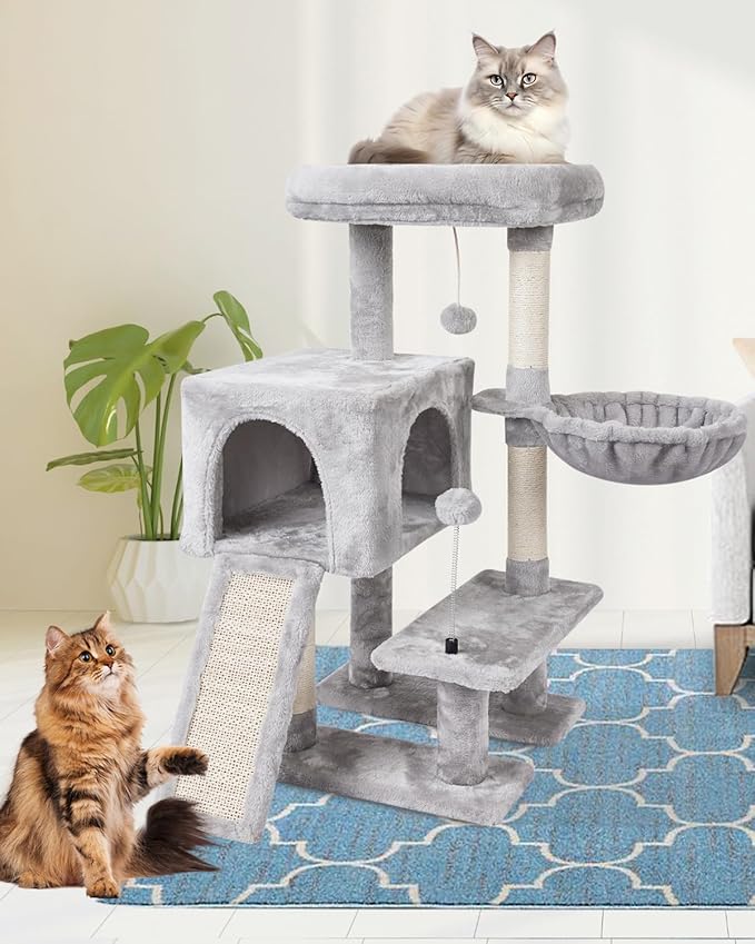 Three-layer double-nest cat climbing frame