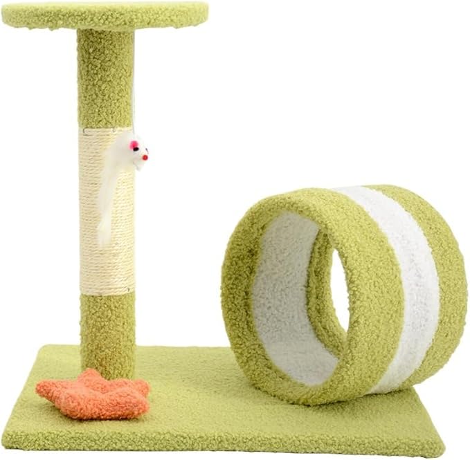 Cat Climbing Frame, Small Cat Tree Toy, Jumping Platform Sisal Scratching Post, Cat Nest Cat Scratching Board Suitable for Home, Living Room, Bedroom, Etc