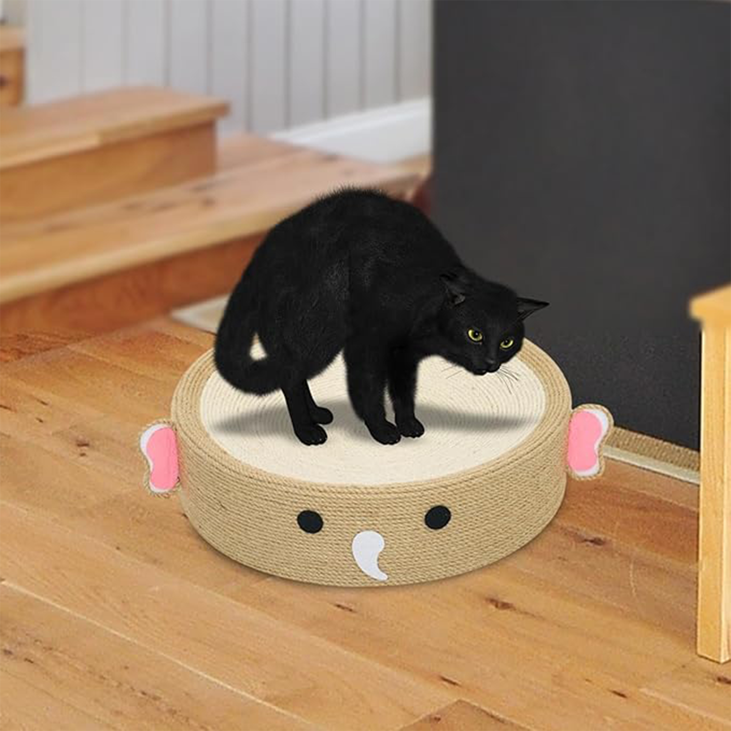 Sisal Cat Scratching Board Play Multifunctional Pet Supplies Cat Bed Nests Wear Resistant for Kitten Kitty Indoor Cats, Elephant