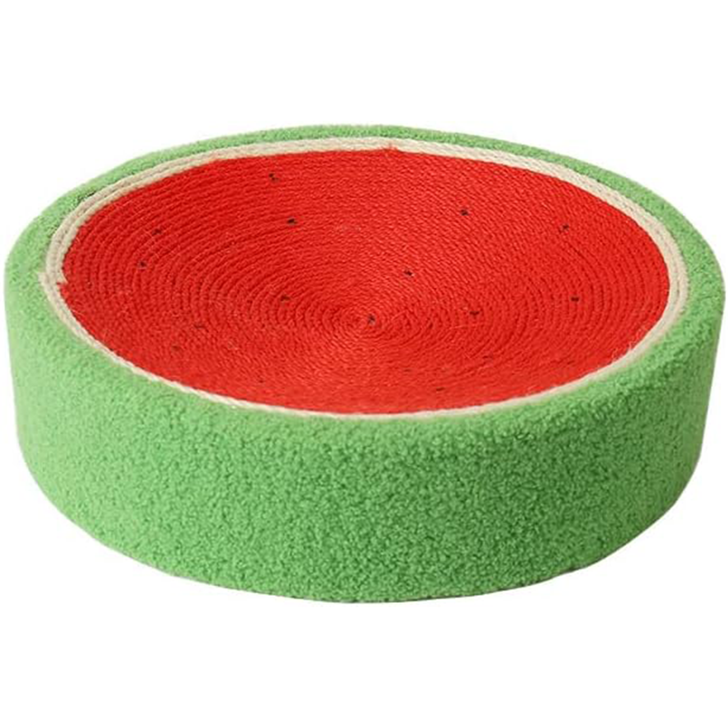 Orange Round Fruit Scratcher - Wear-Resistant Sisal Cat Bed, Meets Cat's Grinding & Scratching Needs (Watermelon Shape)