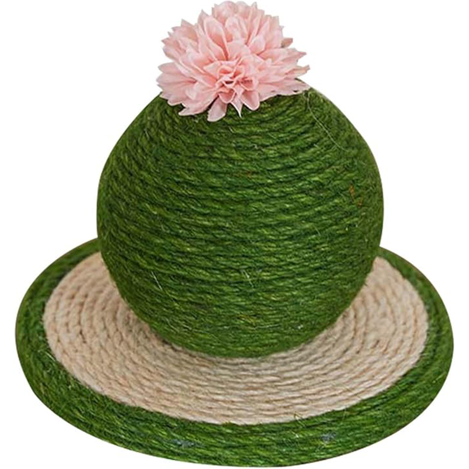 Cat Scratching Post, Cat Trees for Indoor Cats, Fruit Shaped Cat Tree, Scratch Post in Natural Sisal Rope for Kittens and Adult Cats (Green)