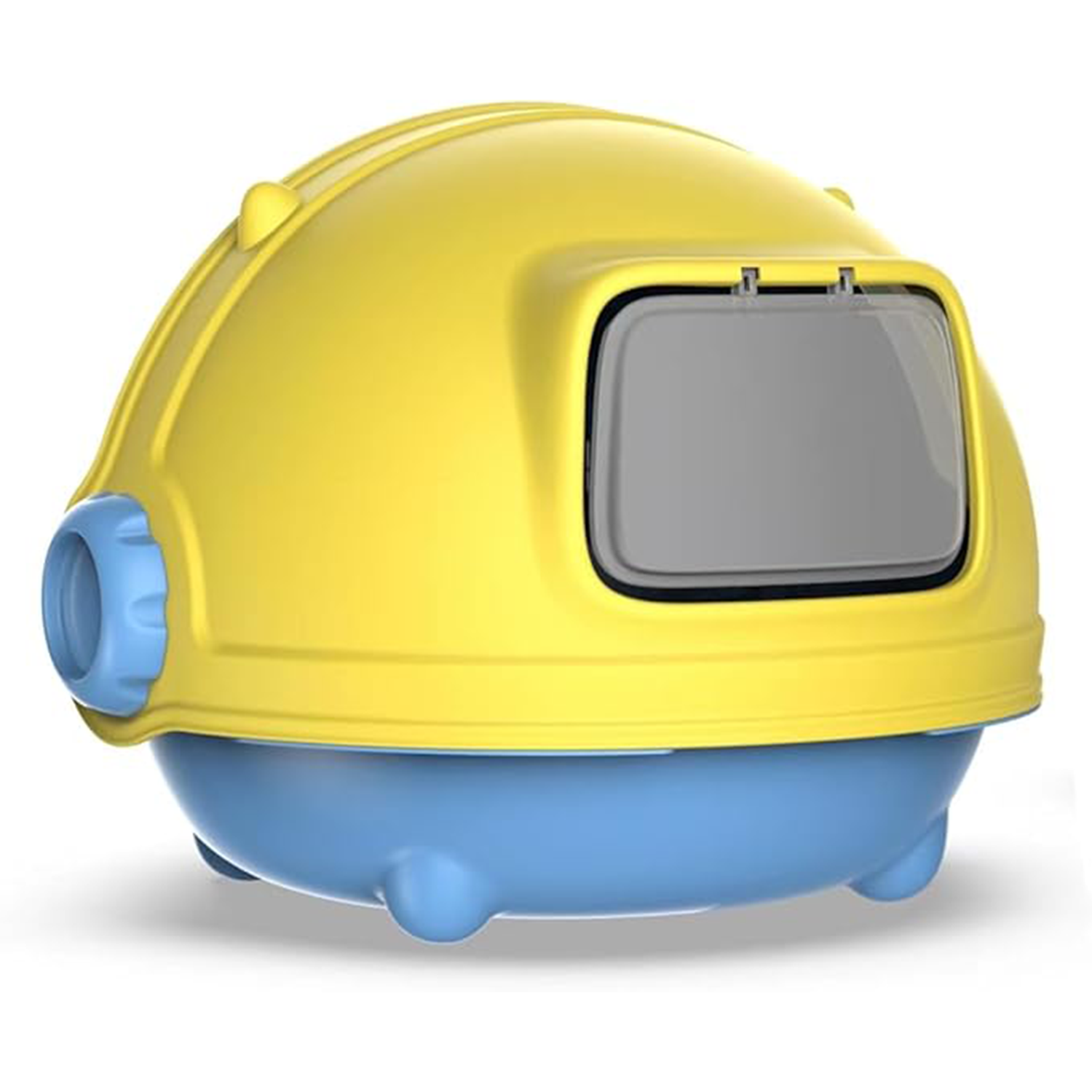 Cat Litter Box Closed Toilet Box with Groove 