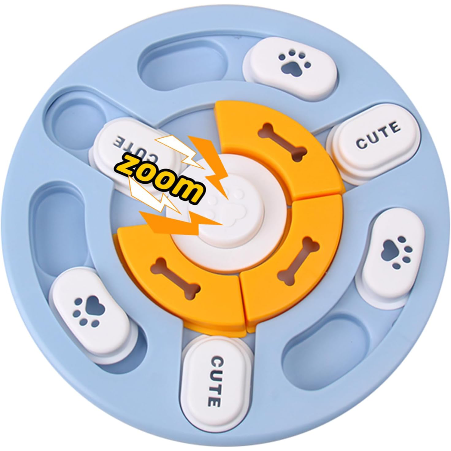 Interactive Intelligence Toy for Slow Eating (Green-Yellow)