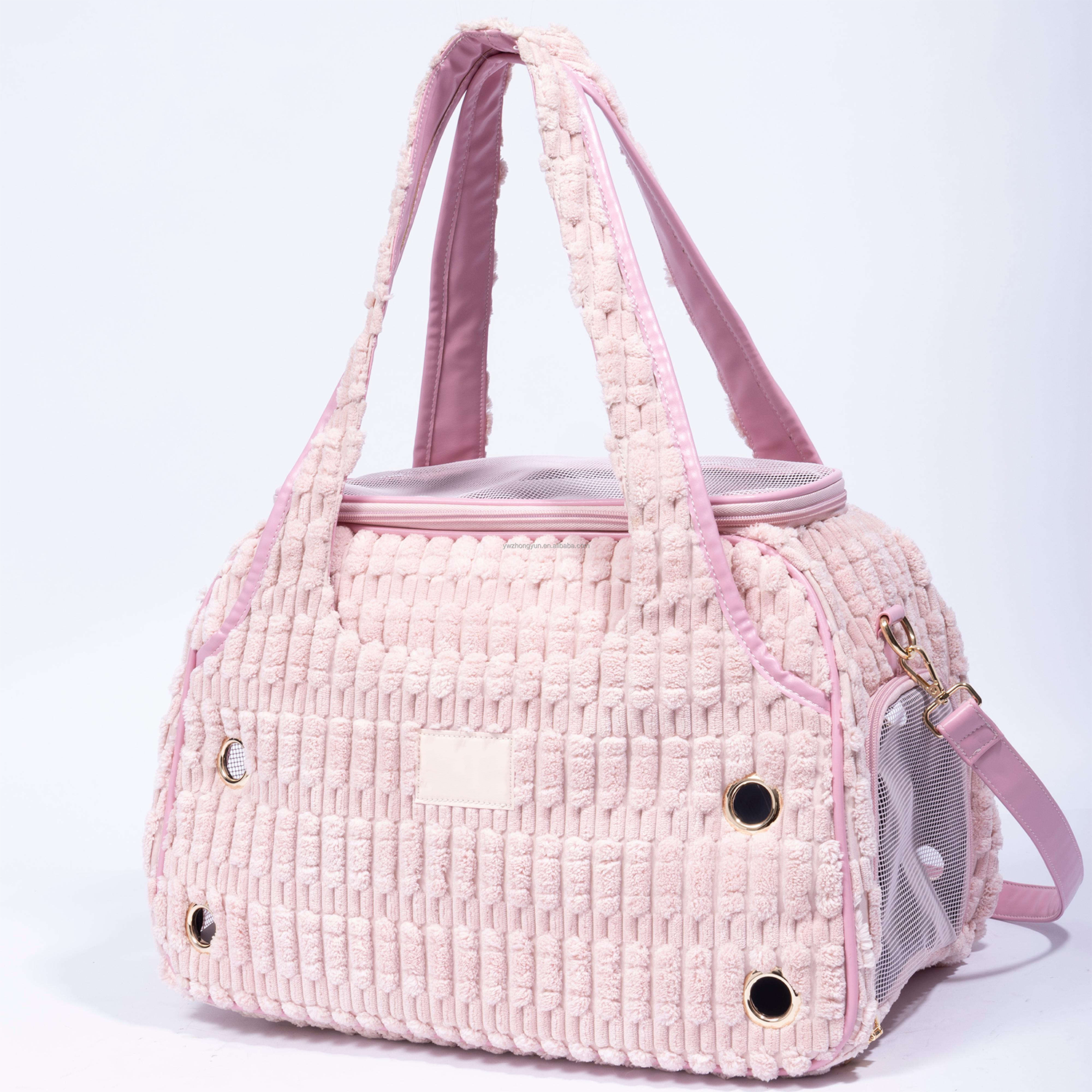 Pet Travel Bag Dog Carrier Pet Travel Bag - pink