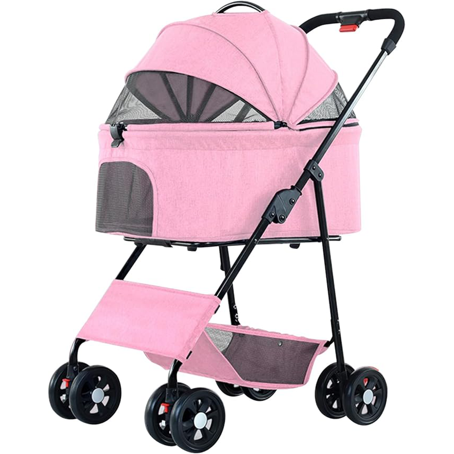 Dog Stroller for Small Medium Dogs with Detachable Bassinet for Pets