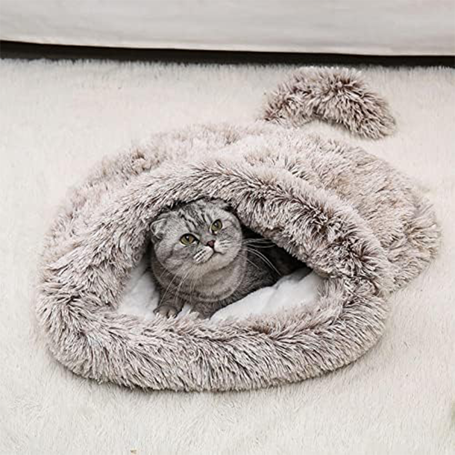 Cat Cave Bed - Self Warming Sleeping Bag