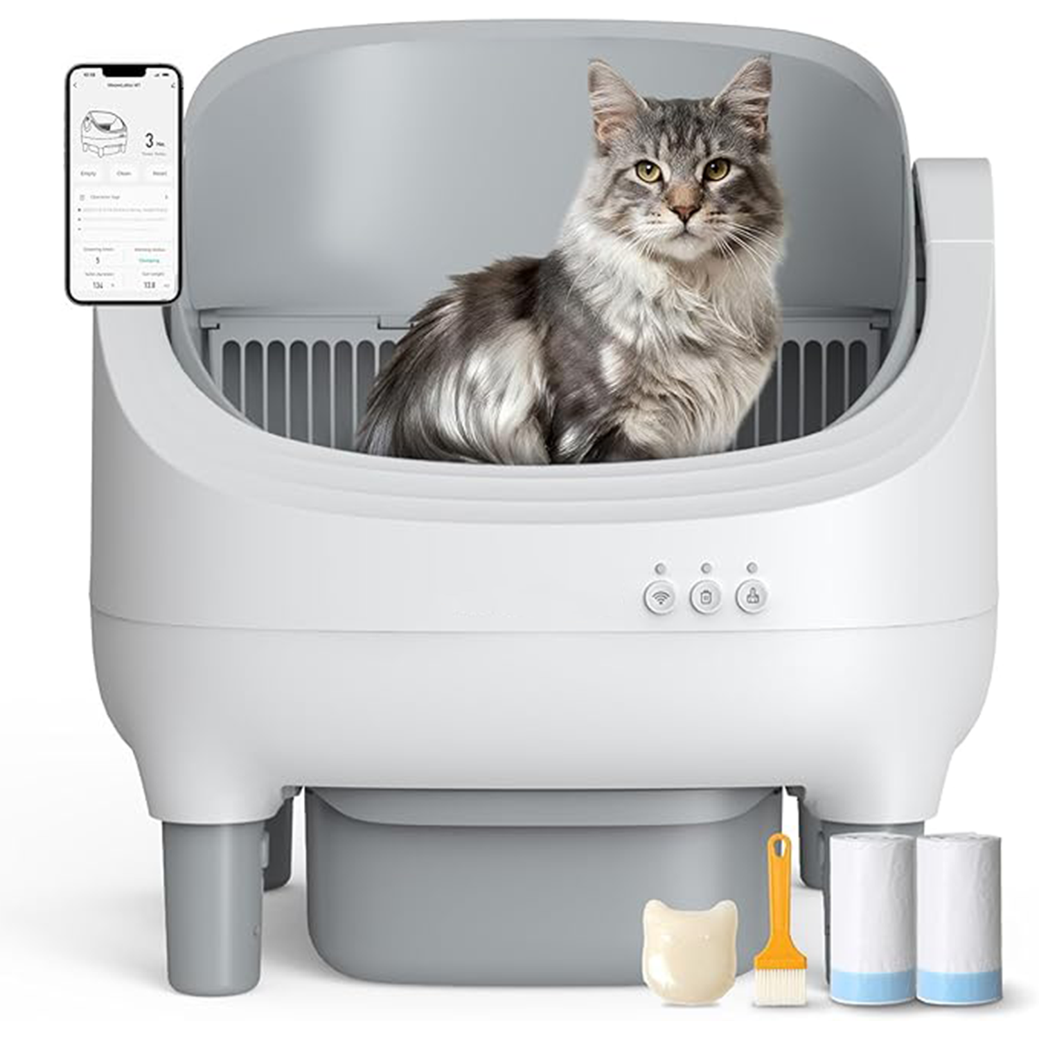  Automatic Litter Box with Safety Sensors