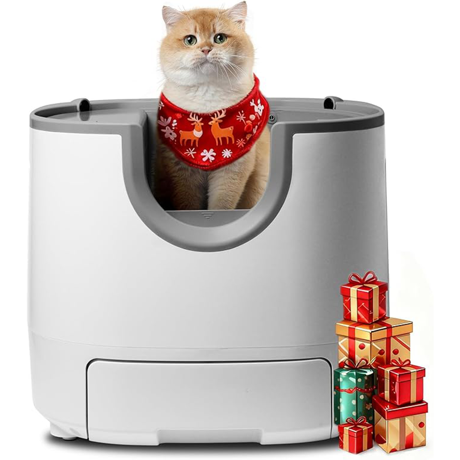 Self-Cleaning Cat Litter Box – Large Capacity